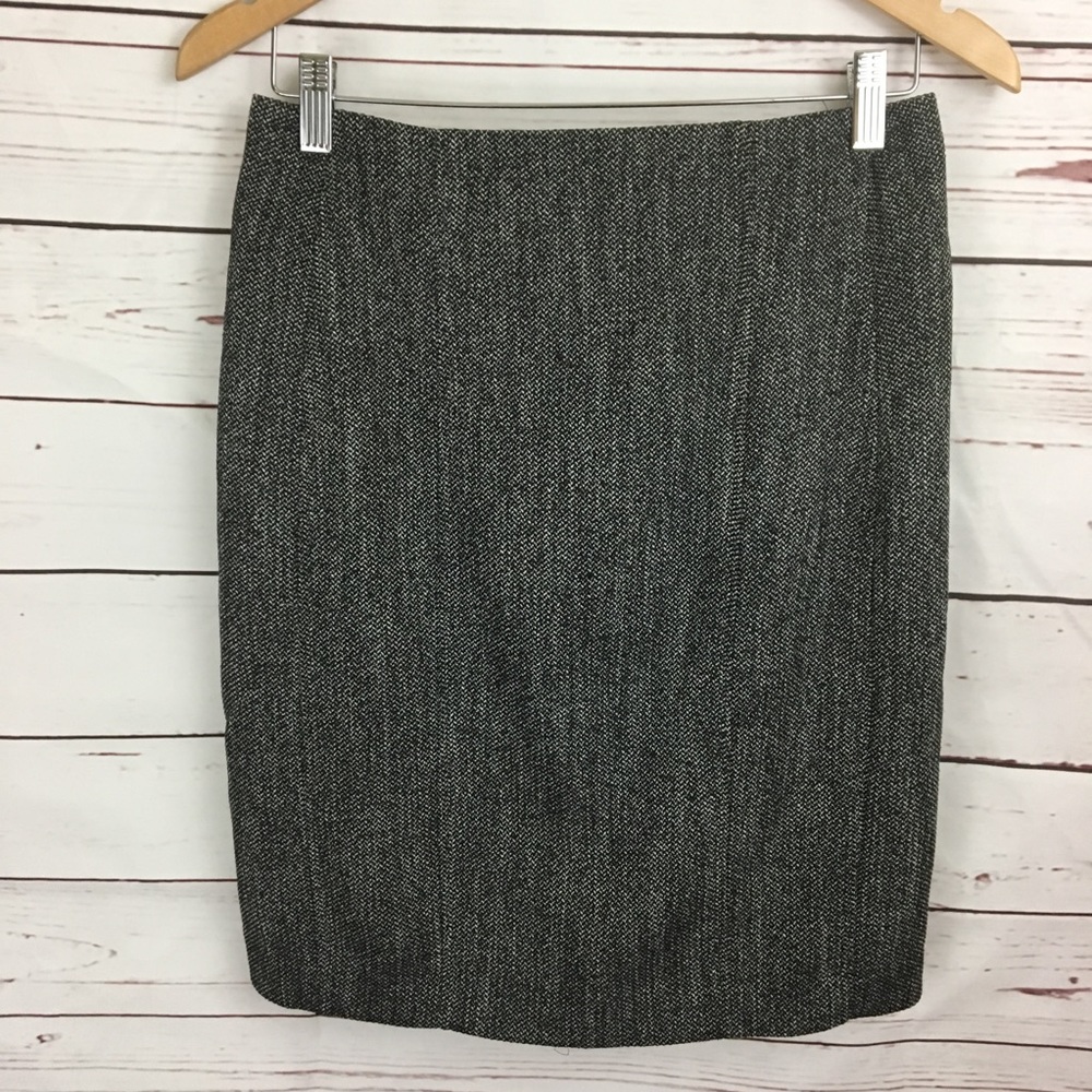 Express Tweed Skirt Size 6 Gray Black